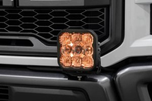 Ford Raptor LED Pod Light Kit - Front - Diode Dynamics - SS5 Bumper Pro White Driving - `17-`20 Ford Raptor LED Pod Light Kit - Front - Diode Dynamics - SS5 Bumper Pro White Driving - `17-`20